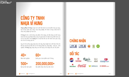 Cataloge - Nhựa gia dụng Vĩ Hưng